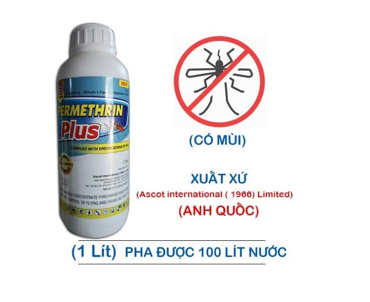 Thuốc DCT Permethrin Plus ­1 Lít