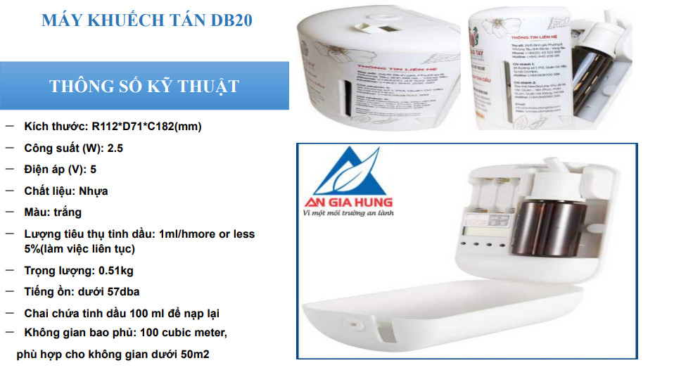 MÁY KHUẾCH TÁN DB20